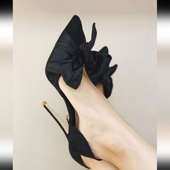 CHINESE LAUNDRY BOWKNOT D'ORSAY POINTED TOE HIGH HEEL STILETTOS WOMEN"S PUMP - Picture 1 of 12